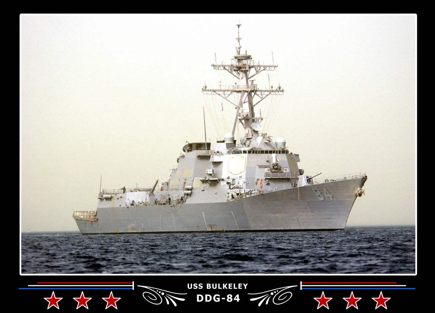 USS Bulkeley DDG-84 Canvas Photo Print