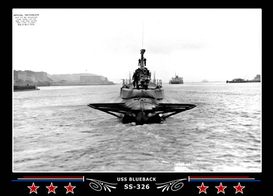 USS Blueback SS-326 Canvas Photo Print