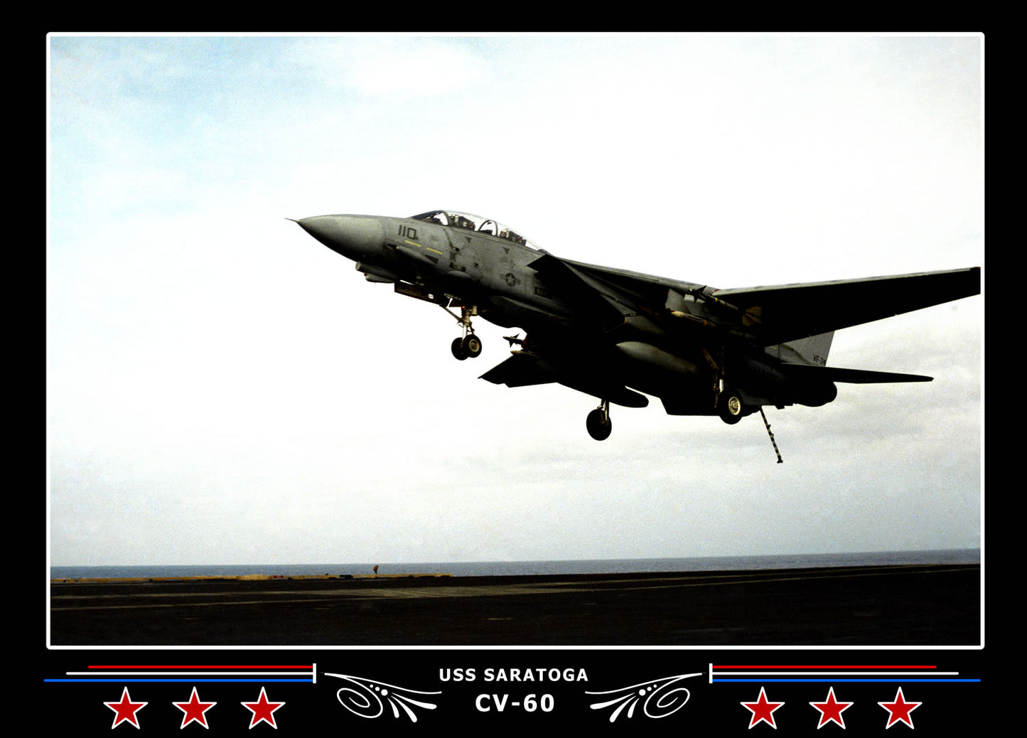 USS Saratoga CV-60 Canvas Photo Print