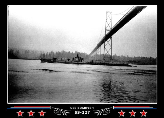 USS Boarfish SS-327 Canvas Photo Print