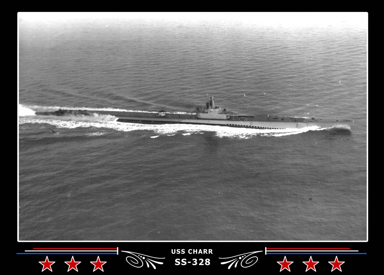 USS Charr SS-328 Canvas Photo Print