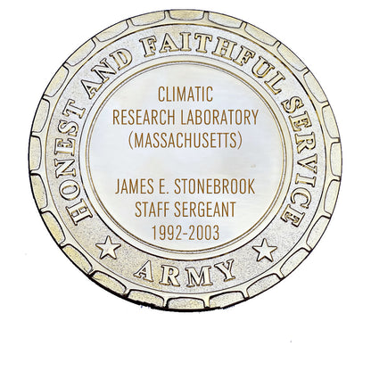 Army Plaque - Climatic Research Laboratory