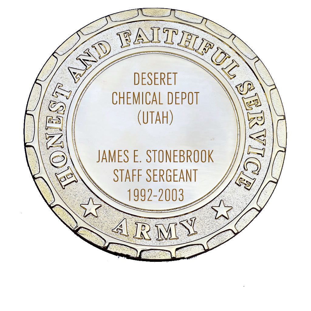 Army Plaque - Deseret Chemical Depot