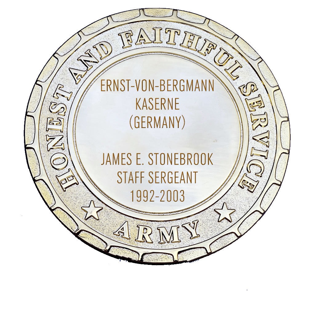 Army Plaque - Ernst