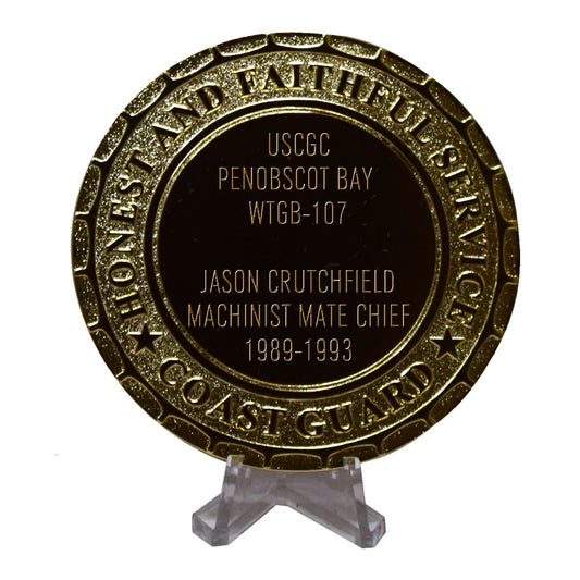 USCGC Penobscot Bay WTGB-107 Coast Guard Plaque