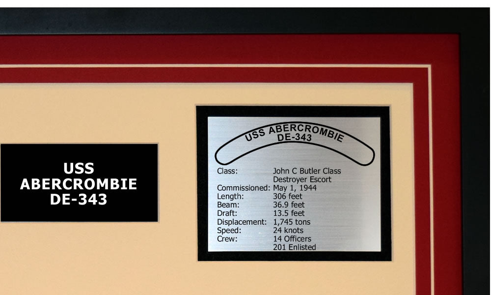 USS ABERCROMBIE DE-343 Detailed Image B