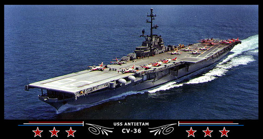 USS Antietam CV-36 Art Print