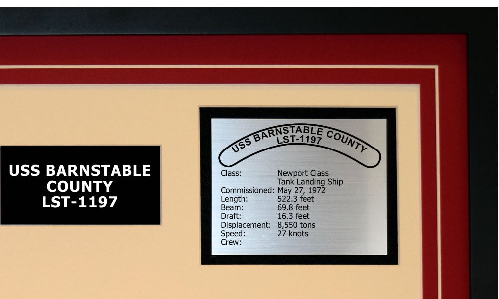 USS BARNSTABLE COUNTY LST-1197 Detailed Image B