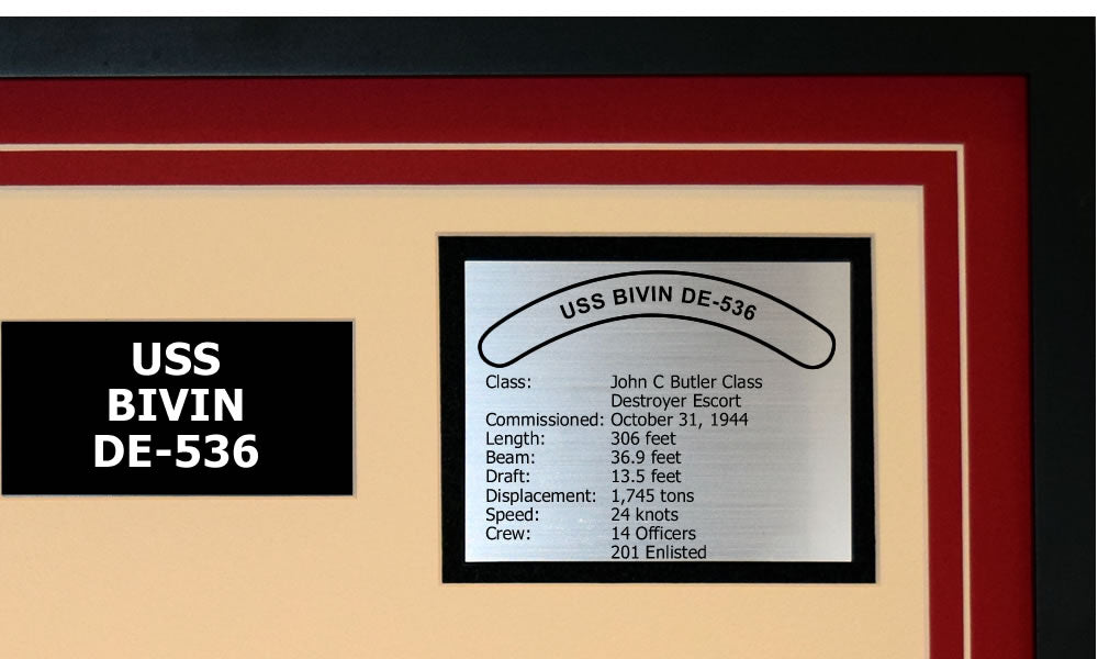 USS BIVIN DE-536 Detailed Image B
