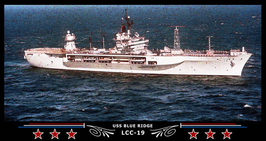 USS Blue Ridge LCC-19 Art Print