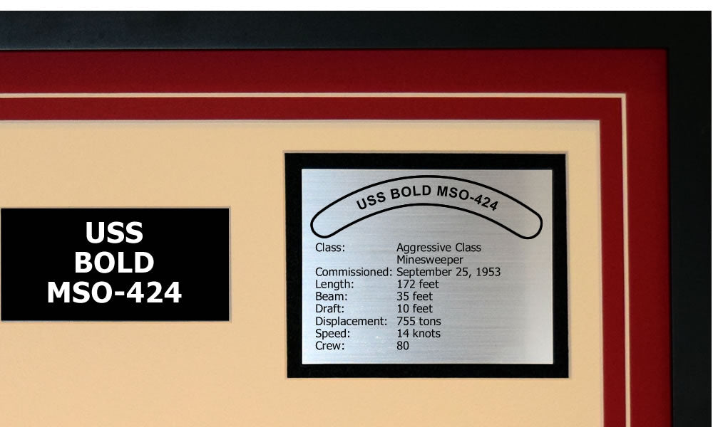 USS BOLD MSO-424 Detailed Image B