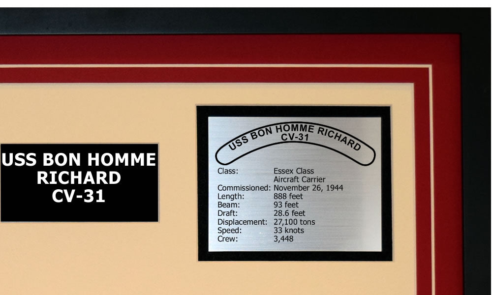 USS BON HOMME RICHARD CV-31 Detailed Image B