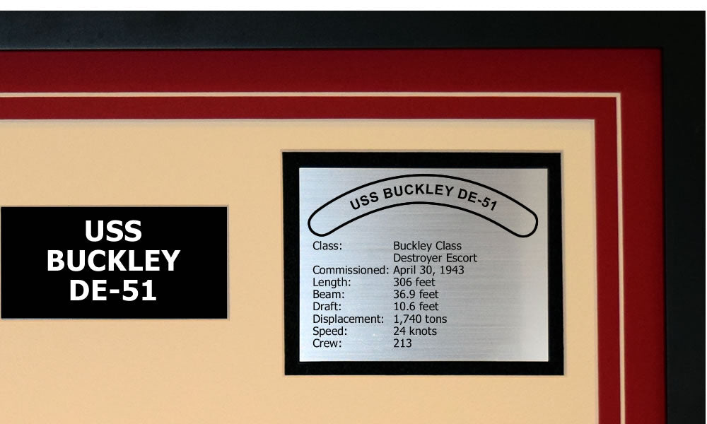 USS BUCKLEY DE-51 Detailed Image B