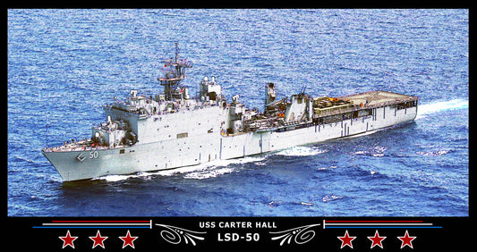 USS Carter Hall LSD-50 Art Print