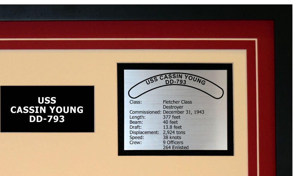 USS CASSIN YOUNG DD-793 Detailed Image B