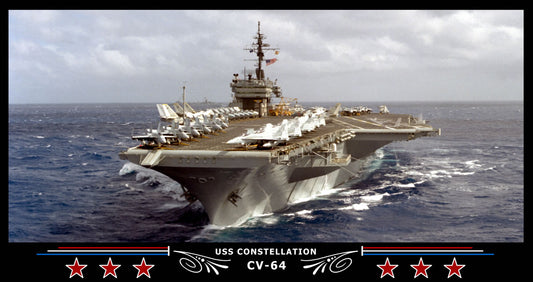 USS Constellation CV-64 Art Print
