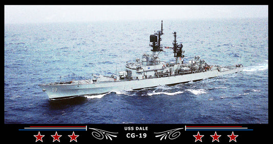 USS Dale CG-19 Art Print