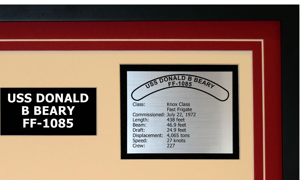 USS DONALD B BEARY FF-1085 Detailed Image B