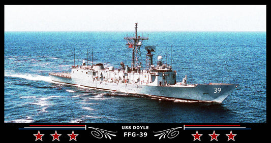 USS Doyle FFG-39 Art Print