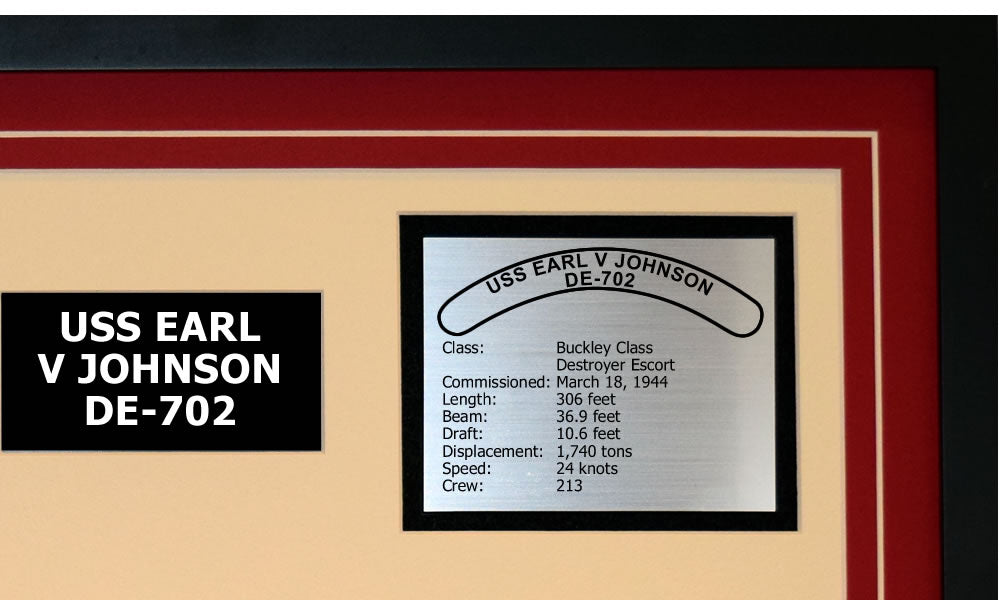 USS EARL V JOHNSON DE-702 Detailed Image B