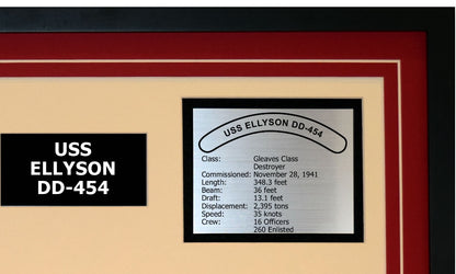 USS ELLYSON DD-454 Detailed Image B