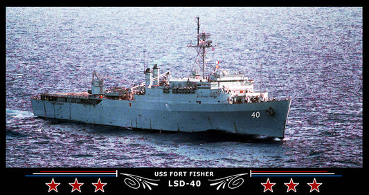 USS Fort Fisher LSD-40 Art Print