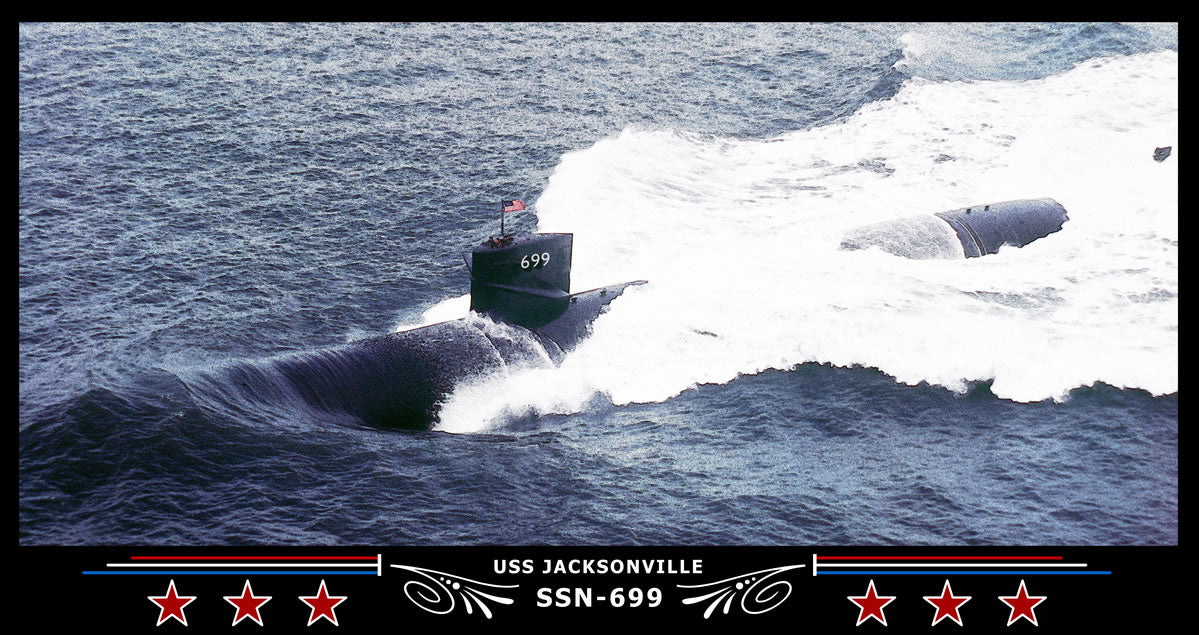 USS Jacksonville SSN-699 Art Print