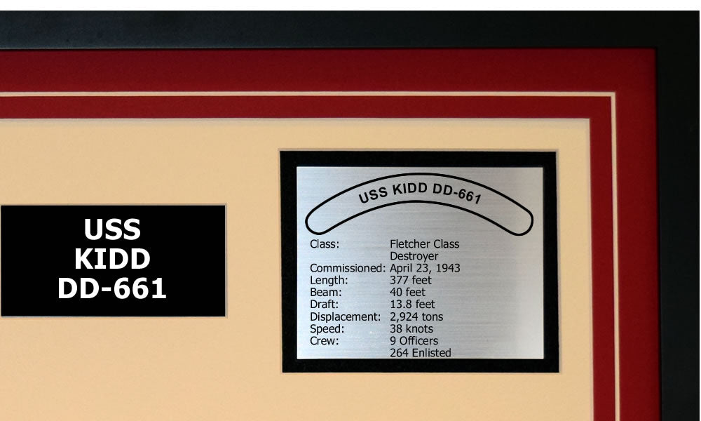 USS KIDD DD-661 Detailed Image B
