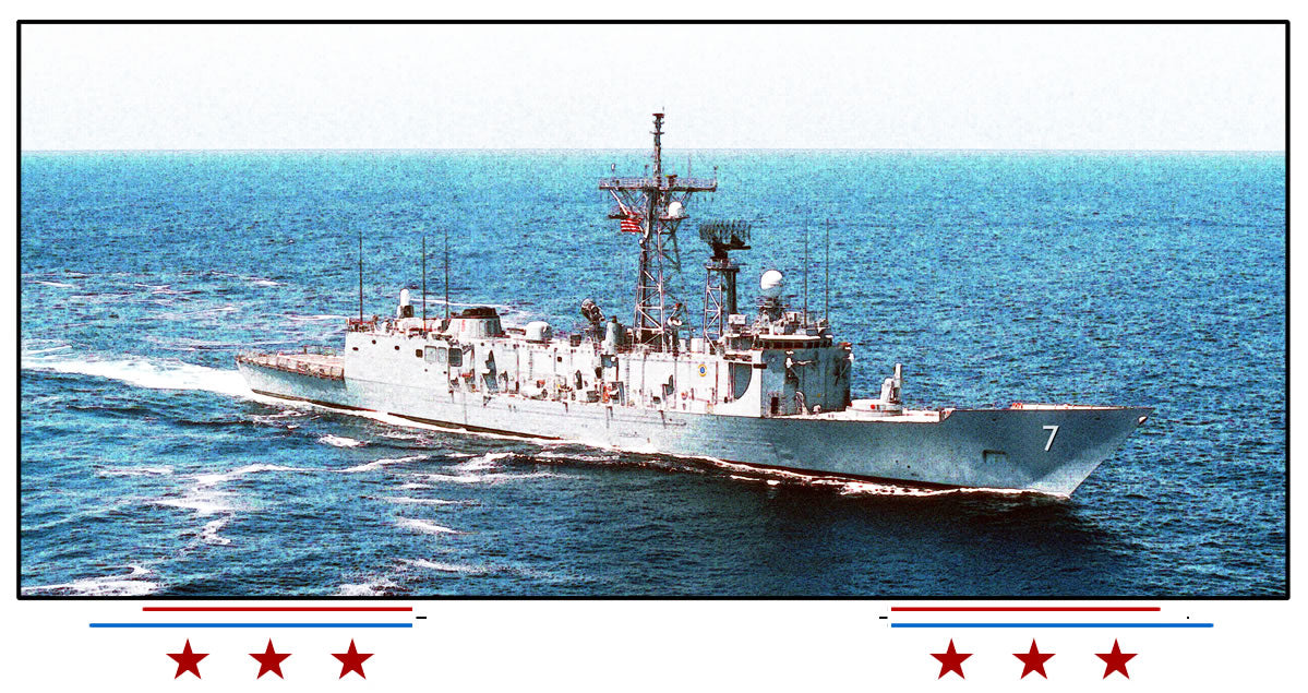 USS Oliver Hazard Perry FFG-7 Art Print