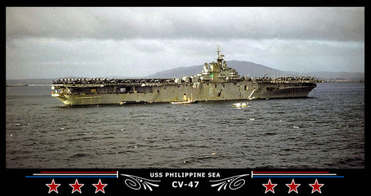 USS Philippine Sea CV-47 Art Print