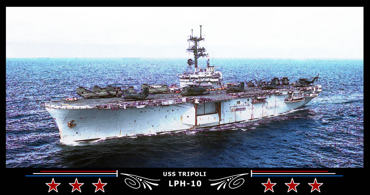 USS Tripoli LPH-10 Art Print – Navy Emporium