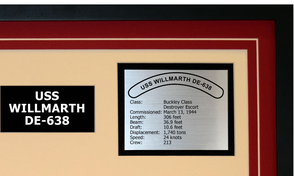 USS WILLMARTH DE-638 Detailed Image B