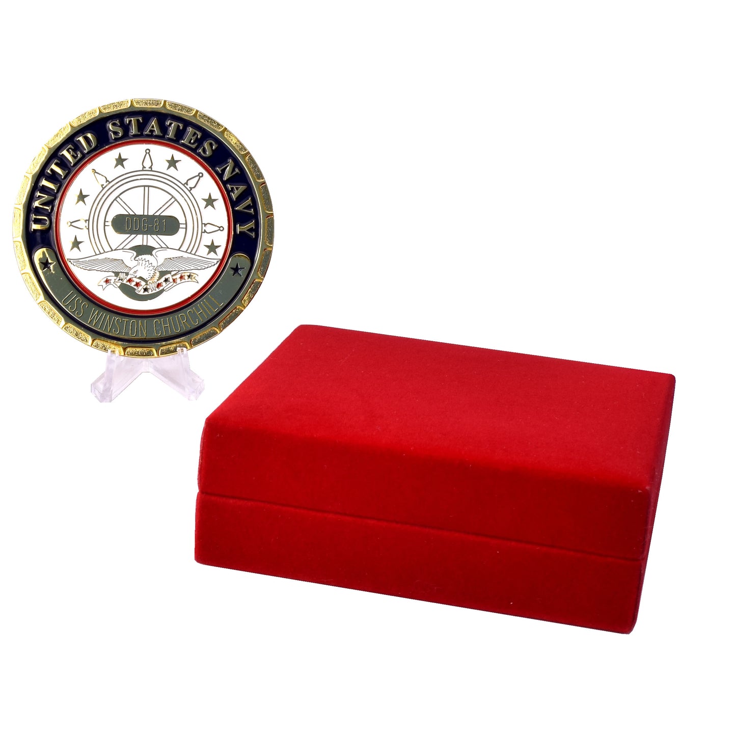 USS Winston Churchill DDG-81 Navy Ship Plaque