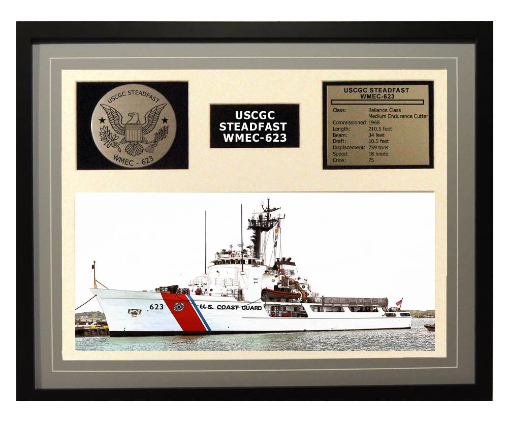 USCGC Steadfast WMEC-623 Framed Coast Guard Ship Display