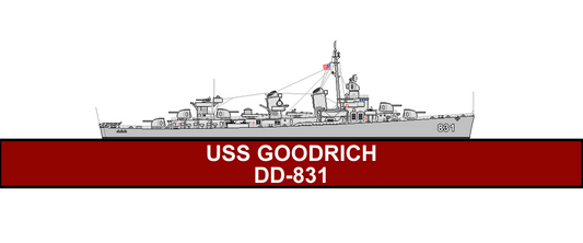 USS Goodrich DD-831: Voyages and Valor
