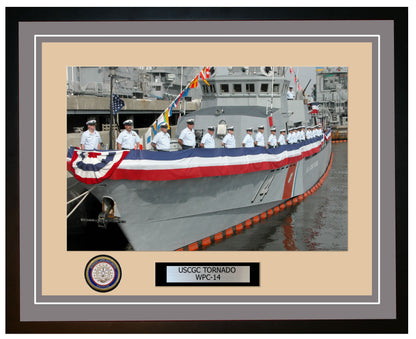 USCGC TORNADO WPC 14 Framed Coast Guard Ship Photo Grey 101WPC14