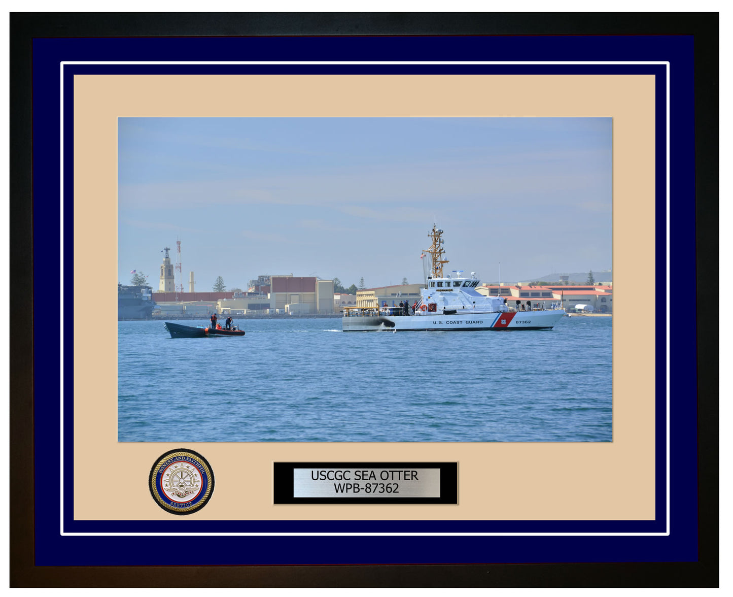 USCGC SEA OTTER WPB 87362 Framed Coast Guard Ship Photo Blue 131WPB87362