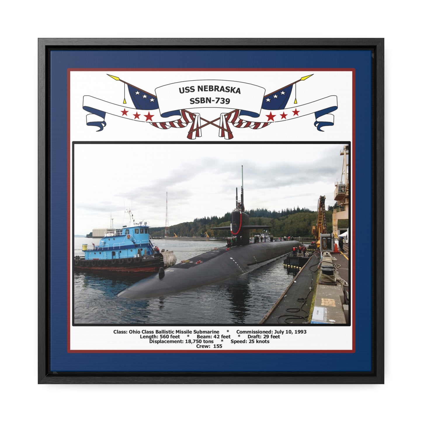 Gallery Canvas Wraps, Square Frame