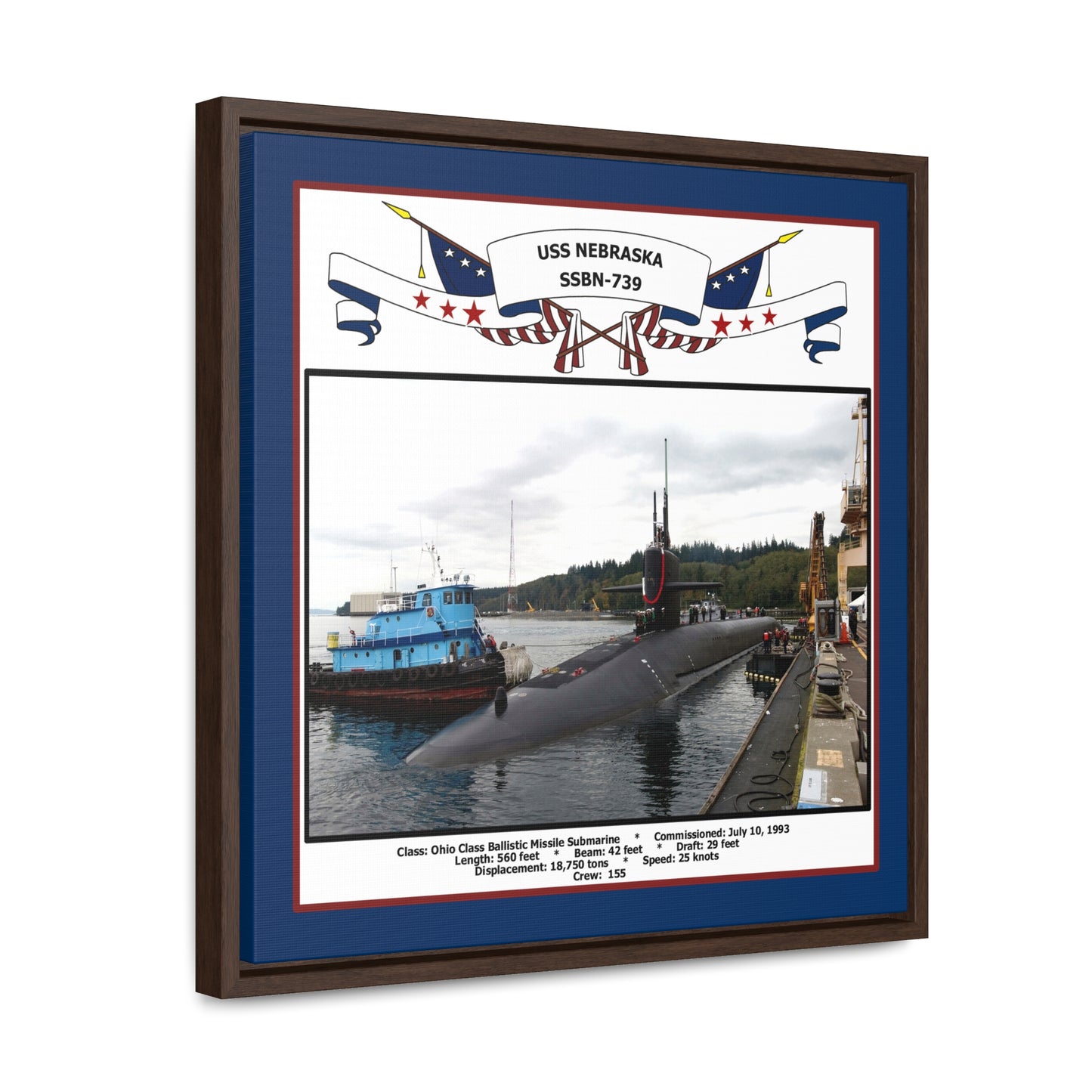 Gallery Canvas Wraps, Square Frame