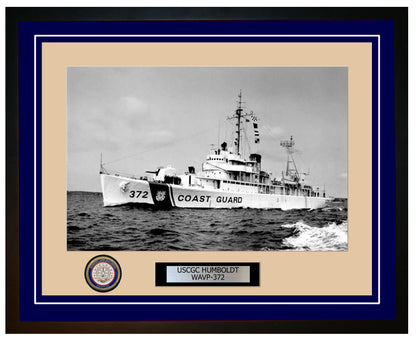 USCGC HUMBOLDT WAVP 372 Framed Coast Guard Ship Photo Blue 279WAVP372