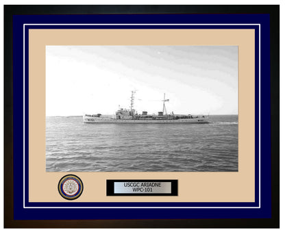 USCGC ARIADNE WPC 101 Framed Coast Guard Ship Photo Blue 311WPC101