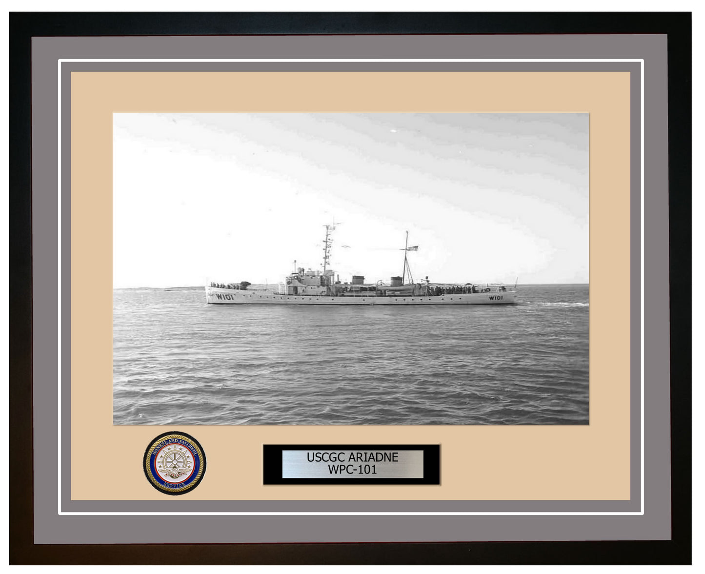 USCGC ARIADNE WPC 101 Framed Coast Guard Ship Photo Grey 311WPC101