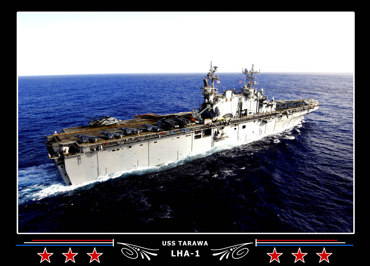 USS Tarawa LHA1 Canvas Photo Print