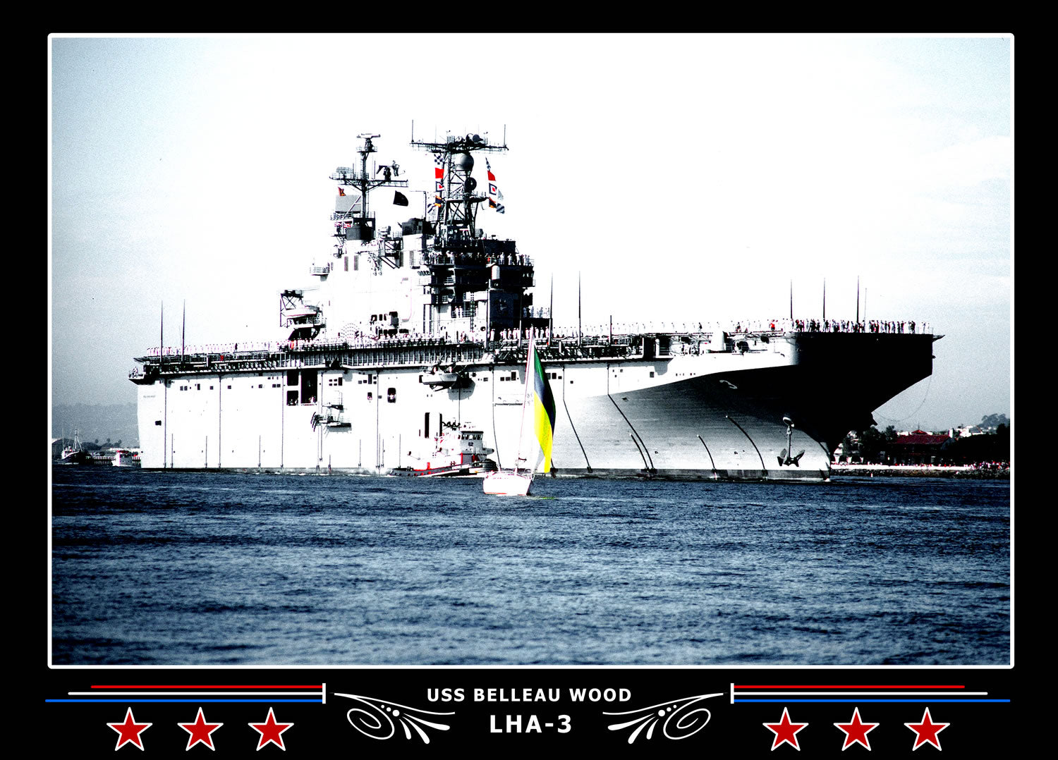 USS Belleau Wood LHA3 Canvas Photo Print