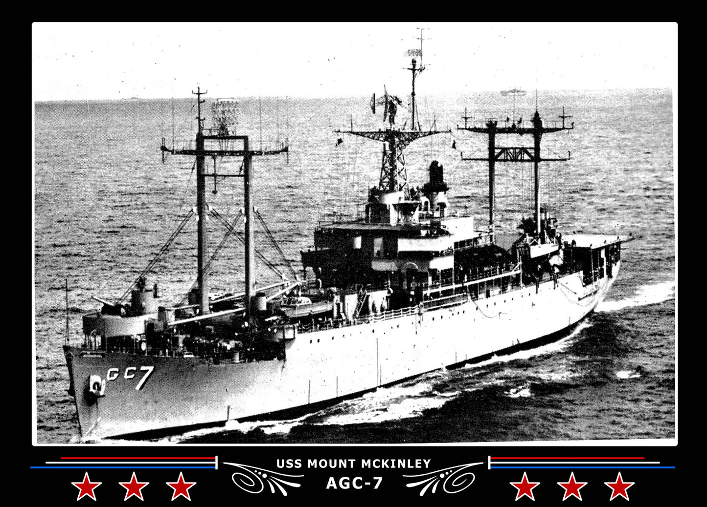 USS Mount Mckinley AGC7 Canvas Photo Print