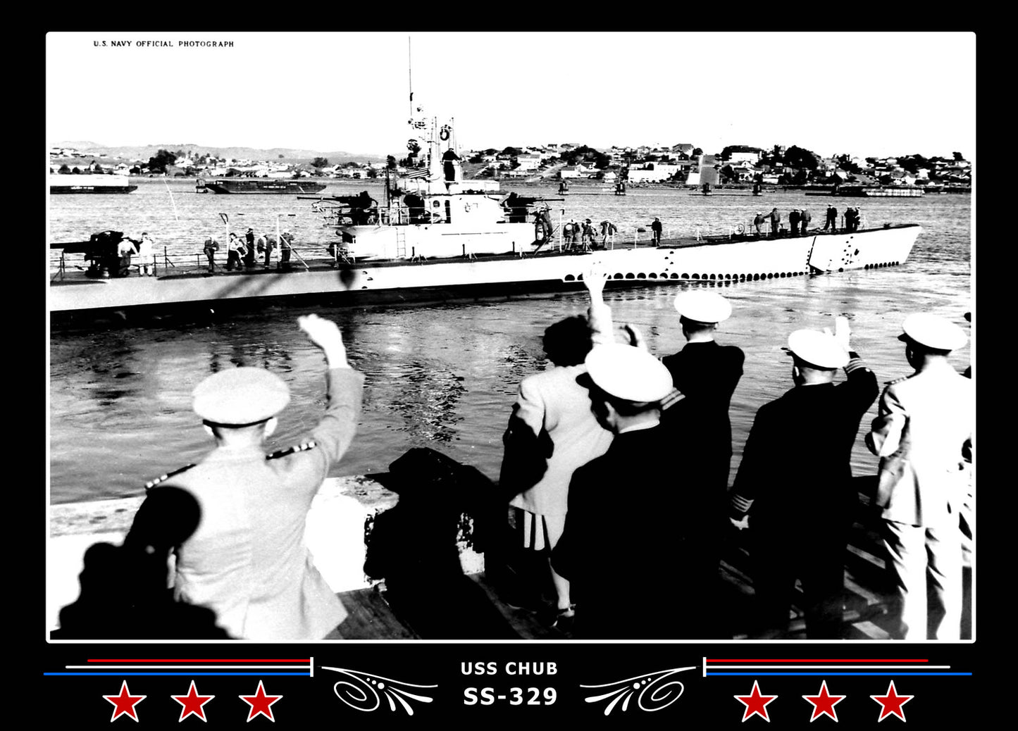 USS Chub SS-329 Canvas Photo Print