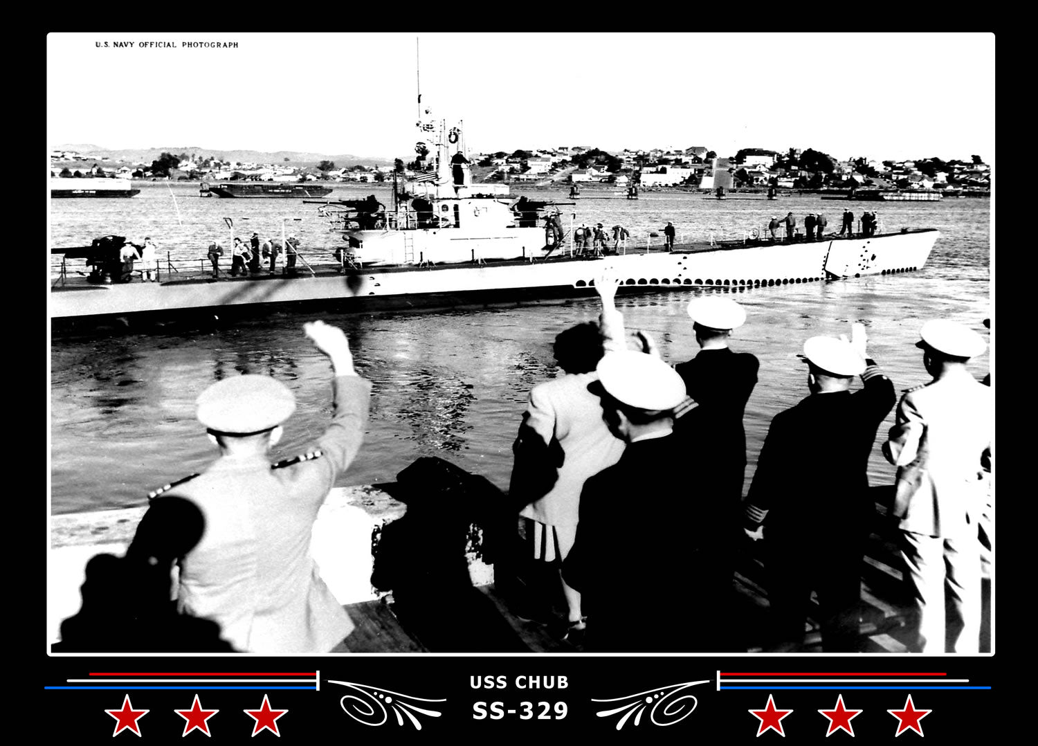 USS Chub SS-329 Canvas Photo Print