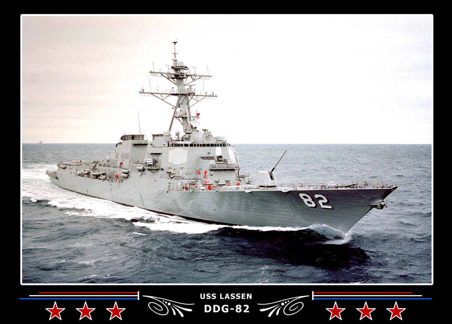 USS Lassen DDG-82 Canvas Photo Print