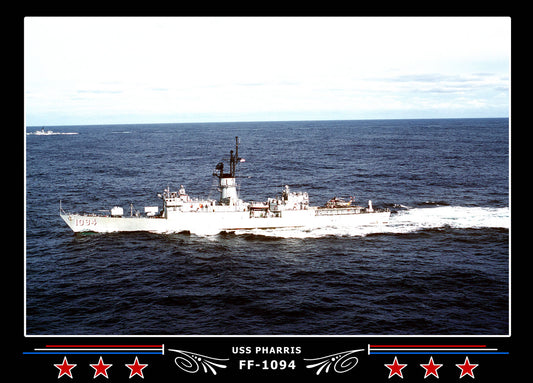 USS Pharris FF-1094 Canvas Photo Print