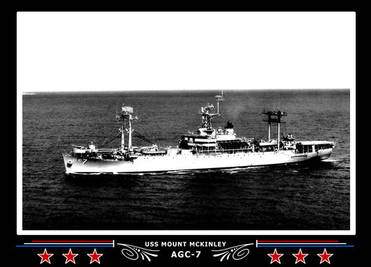 USS Mount Mckinley AGC7 Canvas Photo Print